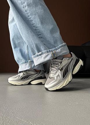 Кроссовки женские puma fade nitro ls silver
