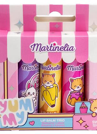 Martinelia yummy, набір бальзамів для губ, 3 шт