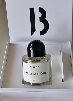 Byredo parfums bal d'afrique 100 мл. оригинал