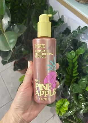 Масло бронзатор для тела victoria’s secret pink pineapple