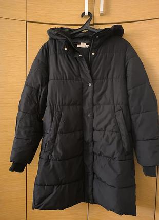 Куртка жіноча h&m чорна вільного крою eur 40