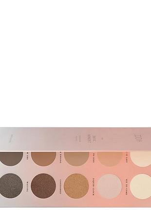 Палетка теней zoeva basic moment eyeshadow palette 15g. 7