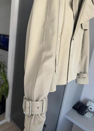 Вкорочений тренч zara 3