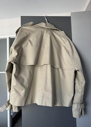 Вкорочений тренч zara 5