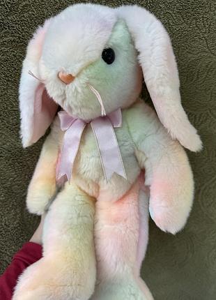 М'яка іграшка hippie the bunny (кролик у пастельному стилі тай-дай) від бренду ty