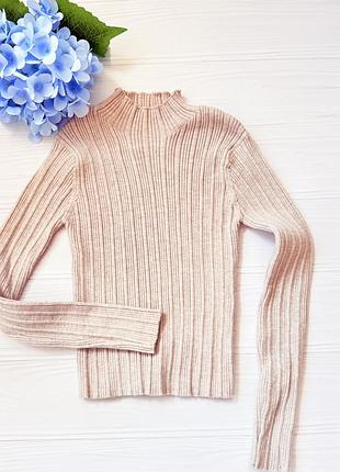 Кофта для дівчинки zara бежева в'язана