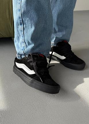 Кеды женские vans knu skool black 2
