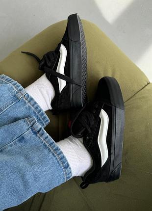 Кеды женские vans knu skool black 3