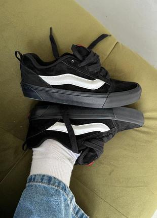 Кеды женские vans knu skool black 6