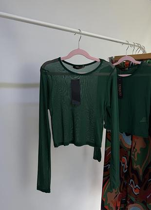 ✨ лонгслів-сітка xs/s/m — ефектна модель для стильних образів