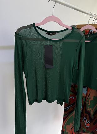 ✨ лонгслів-сітка xs/s/m — ефектна модель для стильних образів 2