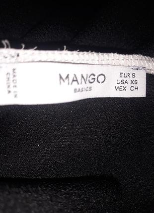 Чорна маленька  сукня міні  mango. 3