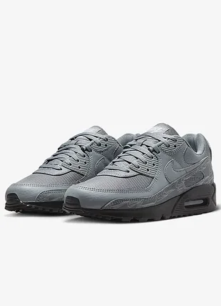 Кросівки чоловічі nike air max 90 рефлективні сірі