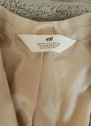 Піджак жіночий h&m бежевий 3