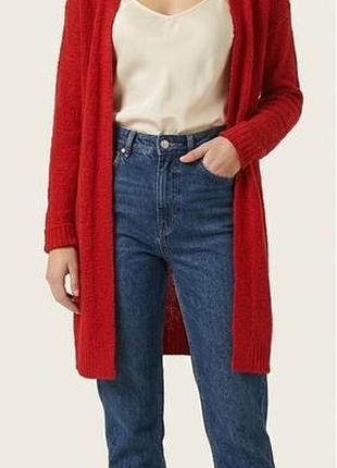 Червоний жіночий кардиган розмір l-xl