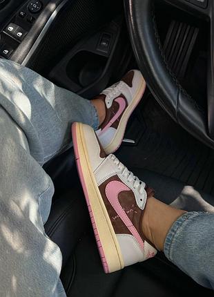 Air jordan 1 х travis low premium 2
