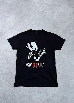 Футболка marilyn manson чорна