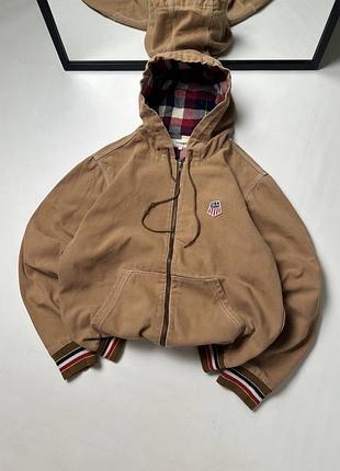 Чоловіча куртка tommy hilfiger бежева розмір xl