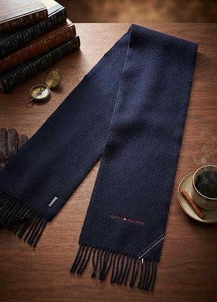 Шарф шерсть кашемир tommy hilfiger