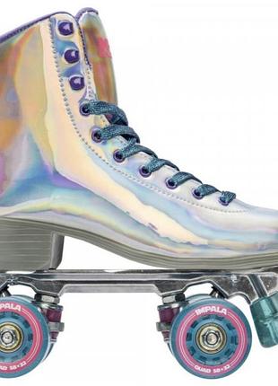 Роликові ковзани impala rollerskates голографічні 37розмір