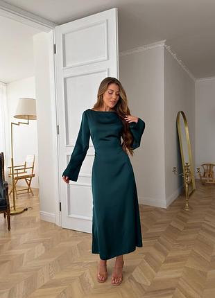 Шовкова сукня максі 10