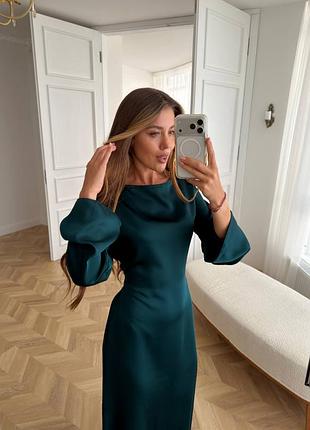 Шовкова сукня максі 6
