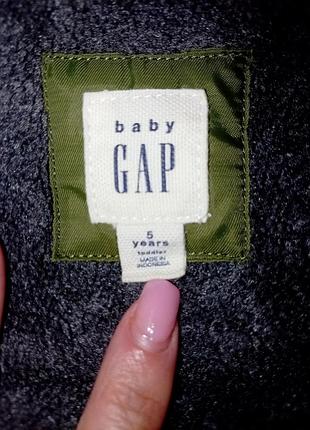 Куртка дитяча gap хакі 5