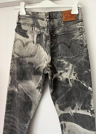 Джинси чоловічі levi’s 501 tie dye сірі