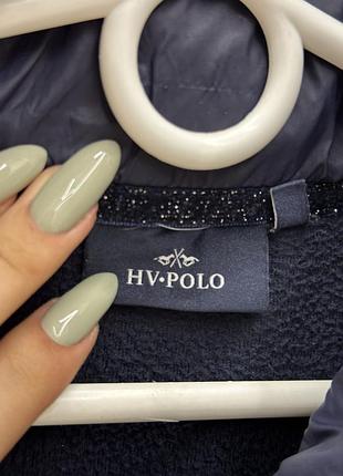 Зіп-кофта жіноча hv polo на замку, темно-синя