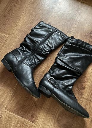 Кожаные сапоги aldo размер 40