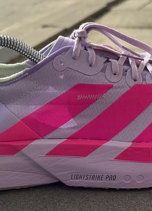 Кросівки чоловічі adidas adizero evoрожеві, бузкові 41 розмір