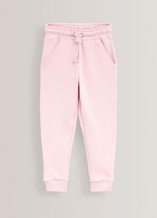 Штаны спортивные джоггеры розовые на девочку soft jersey стандарт next 11 лет 146