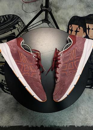 Кросівки onitsuka tiger shaw runner чоловічі, розмір 43.5, бордові