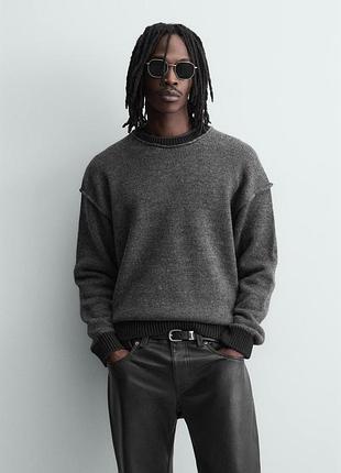 Свитер zara из смесовой шерсти 3166/410/801