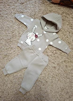Спортивный костюм на флисе jnc kids 68 см