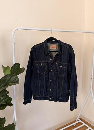 Куртка чоловіча джинсова levi’s синя