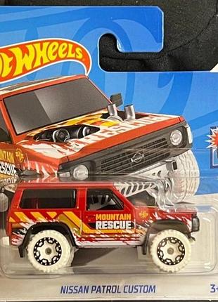 Машинка хот уилс 1:64 nissan patrol custom коллекция hw first response hot wheels mattel