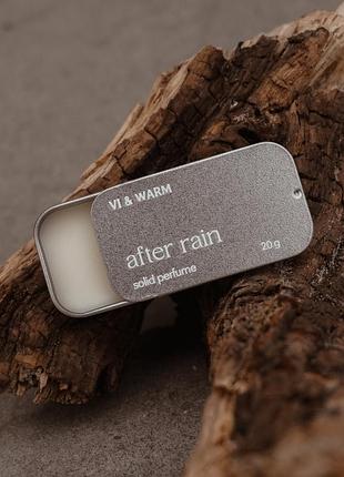 Твердий парфум vi & warm after rain 20 г