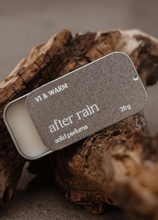 Твердий парфум vi & warm after rain 20 г 2