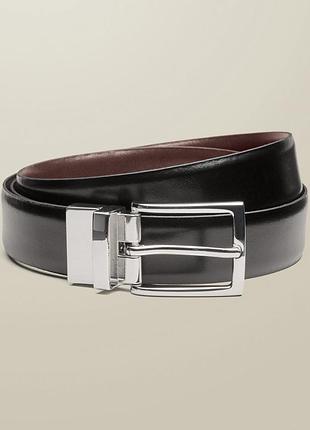 Італійський шкіряний чорний ремінь від charles tyrwhitt 😍