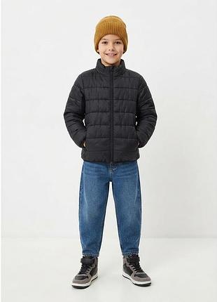 Куртка для хлопчика h&m демісезонна стьобана чорна