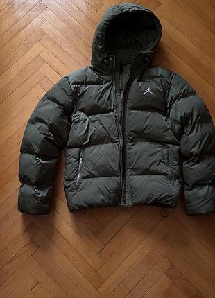 Пуховик чоловічий jordan essentials green