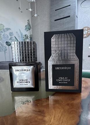Парфуми discotheque lola at coat check, 50 ml, залишок 98 мл
