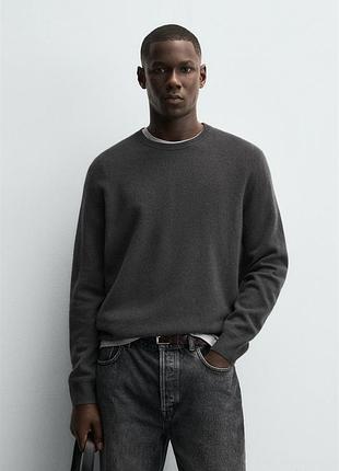 Свитер zara из шерсти и кашемира 2893/320/832