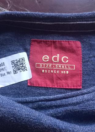 Свитер джемпер мужской edc 100%хлопок s 3