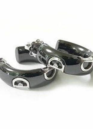 Сережки з кераміки з медичного золота stainless steel