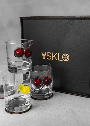 Набор на 4 стакана фрутекс vsklo