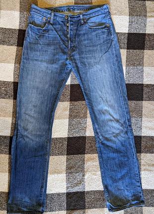 Джинсы levi's 501 original fit 34x34 (англия)