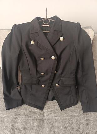 Жакет жіночий max mara приталений чорний s/m