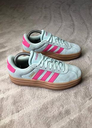 Женские кроссовки adidas vl court bold – стильный акцент для яркого образа! 💚💗 размер 39.5